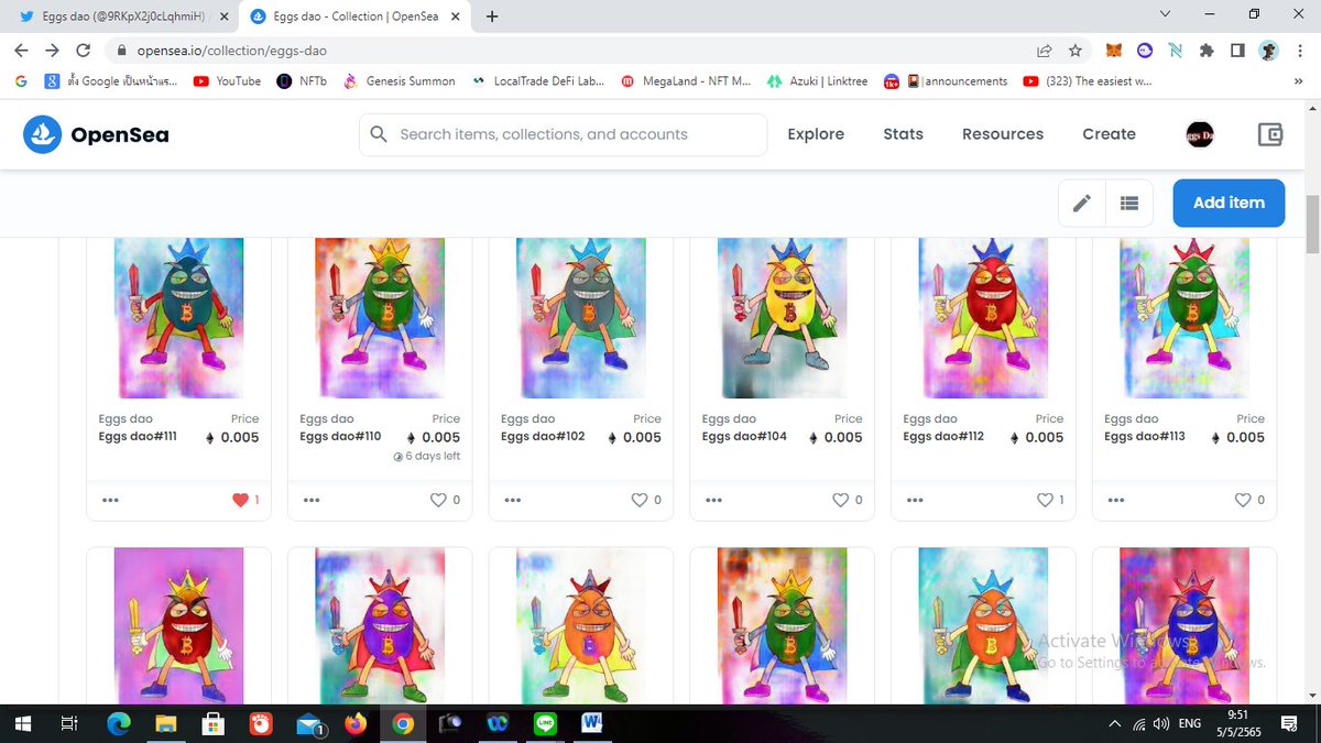 #OriginalEggsdao 0.005 Eth #NFT #NFTCommunity #NFTGiveaways #Creator #ETH #Ethereum #WALES #Thailand #OpenSeaNFT #opensea 
opensea.io/collection/egg…