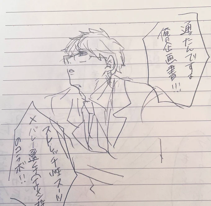 ガサガサ落書きで見づらいけど、自分の欲望を満たした企画… 