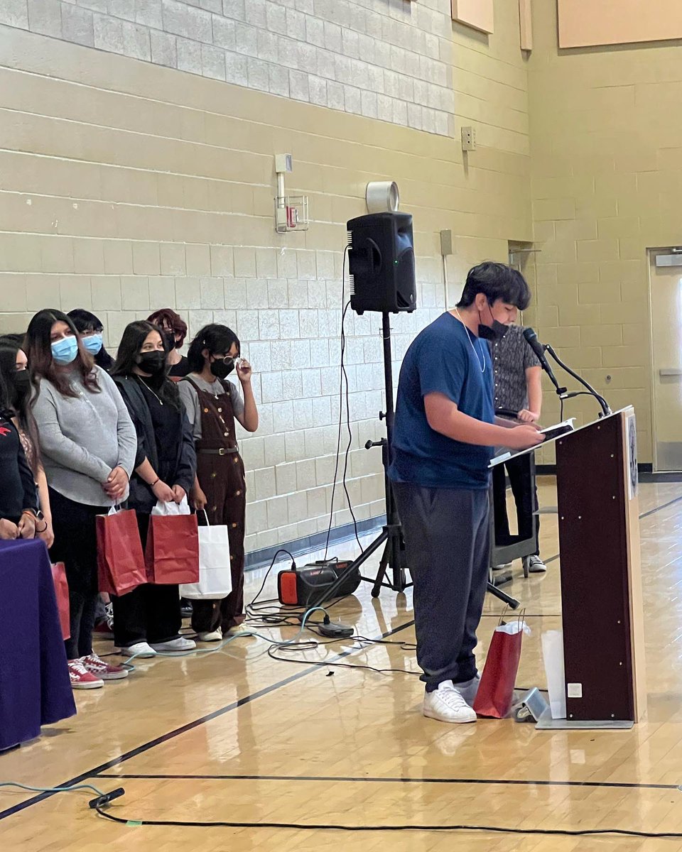 Such an amazing event tonight. Class of 2025 Ethnic Studies Book Release. So many inspiring stories told by courageous students. 

Great work led by Mr. Lopez.