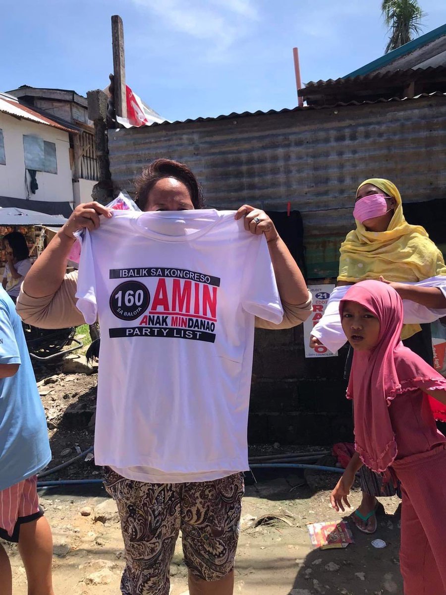 AMINpartylist's tweet photo. https://t.co/AfzebnWPPO

#160AMINpartylist
#160AngIyongIboto
#AnakMindanao
#MasMasayaSaAMIN https://t.co/4Vbpkxyuw7
