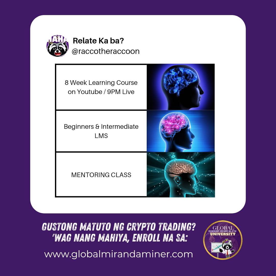 MiningMiranda's tweet photo. π€ Elite University Graduates, agree? I
π Show your support and spread this link to your friends and relatives na interested sa CryptoTrading: https://t.co/cGOcmqeRVN
#EliteUniversity #GMMG #Beginners #Intermediate #MentoringClass #NFTPhilippines #CultureOfMalasakit https://t.co/I7XKnUICAd