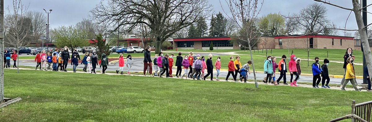 Over 300 students from Wines Elementary (Ann Arbor) participated in A.C.E.S day for National Physical Education week!