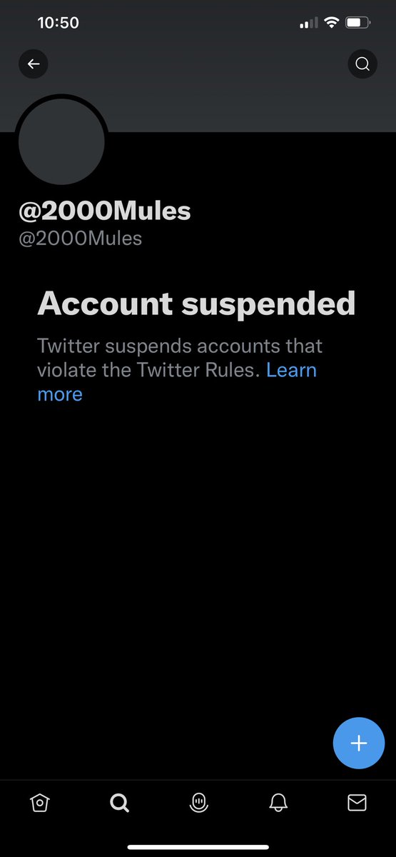 1Misty_777's tweet image. Twitter is at it again. @2000Mules suspended. @elonmusk