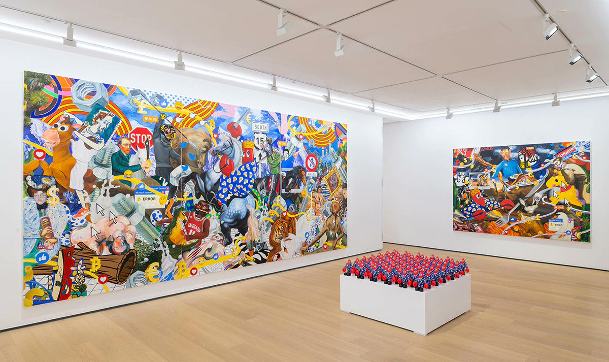 Happy Cinco de Mayo and #TBT! For today's #throwback, we take you to Hong Kong 2019 for Philip's "Lobster Land" Exhibition. As you can see, there are many traits in Philip's past work that are traits within the Lobstars! Anything else you can spot? 👀