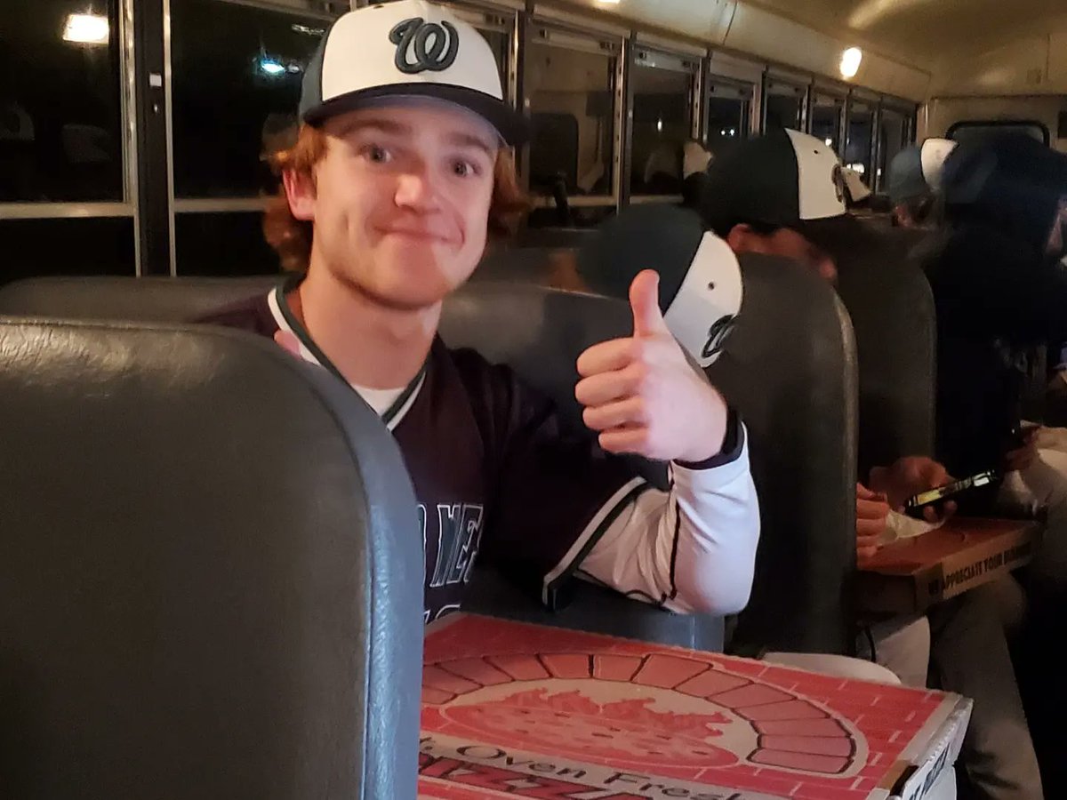 What a night for the Hilltoppers! Got to play at beautiful Cubs Field, won 6-0, and got Chicago pizza for the ride home! Chase Krueger gets the Game Ball for his outstanding effort on the mound: 6 innings, 1 hit, 13 strikeouts! Valdez and Metz with 2 RBI each. Great team win!