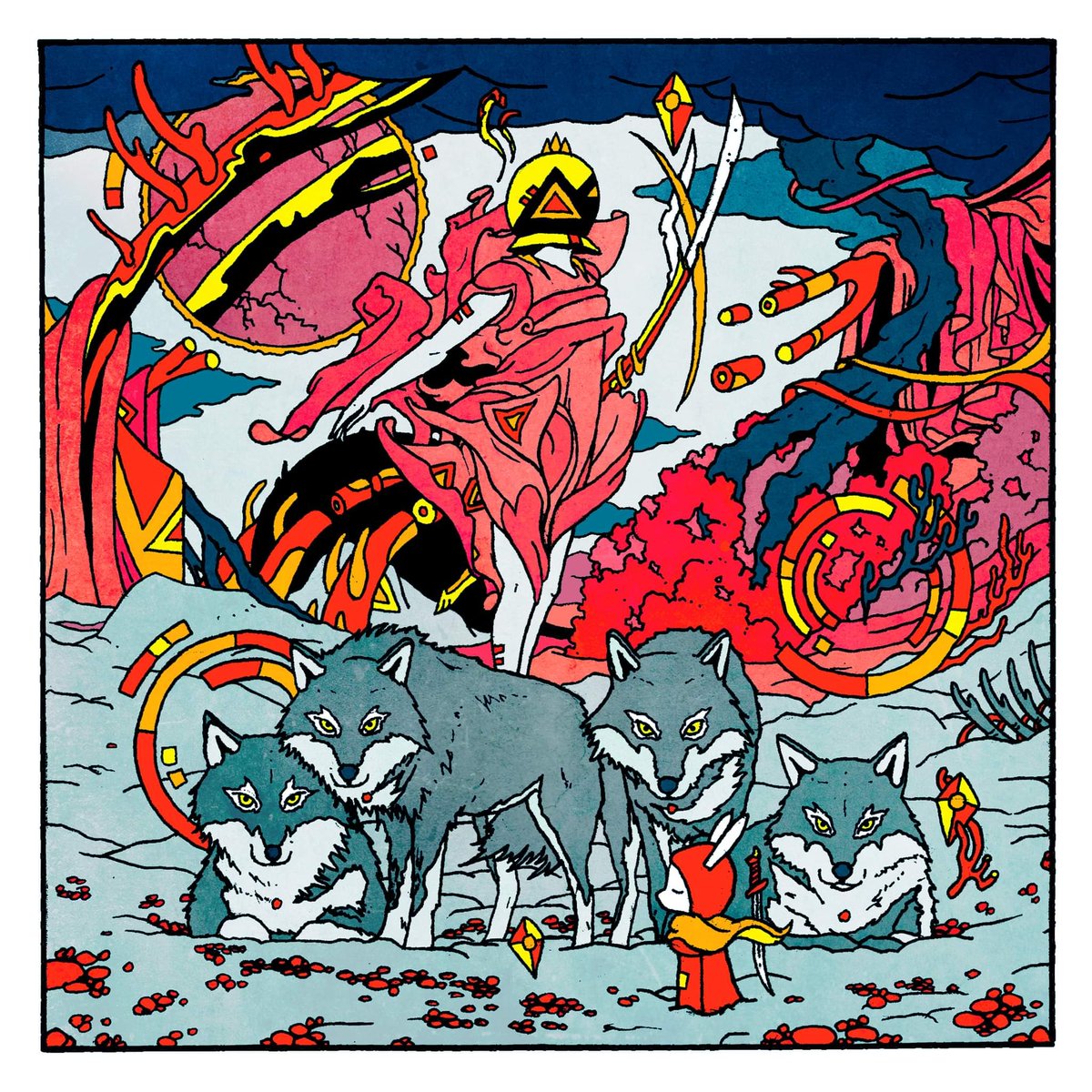 New 1/1!  🐺 🐺 🐺 🐺 
'The Celestial Fix Defected'

A picture inspired by an episode of star trek, shakespeare country, loneliness in crowds and curtains. 👇👇 On <a href="/foundation/">Foundation 🌐</a> 👇👇

foundation.app/@lewesherriot/…

#NFTCommunity #illustration #magick