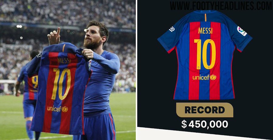 Messi, un nou record! S-a vândut cel mai scump purtat vreodată de - Playsport