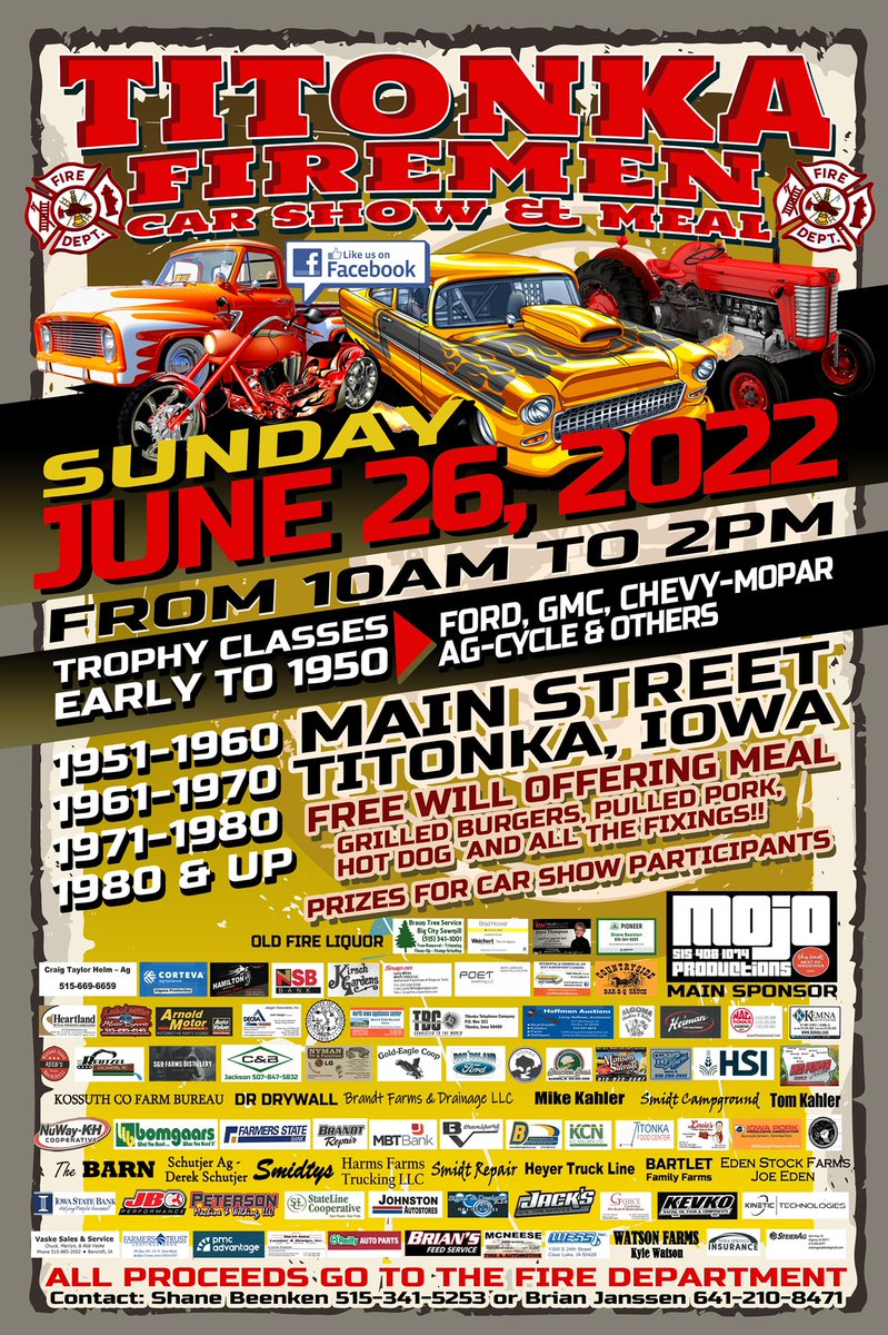 SHANEBEENKEN's tweet photo. Our new flyer is out! We sure would appreciate your support. #iowacarshows https://t.co/uQtGvXQjPX