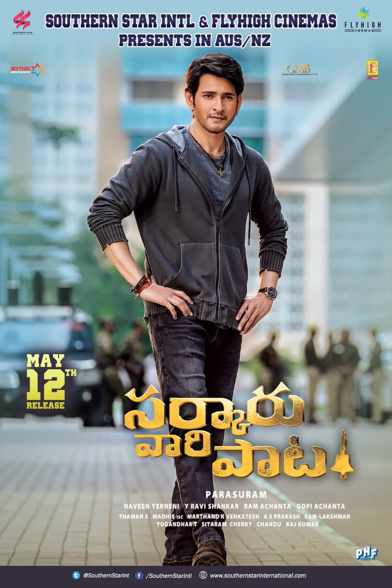 SSMBGlobalFC's tweet photo. 𝑴𝒆𝒏𝒕𝒂𝒍 𝑴𝒂𝒔𝒔 𝑺𝒘𝒂𝒈 Announcement 🌀🔥

@SouthernStarInt &amp; @FlyHighCinemas proudly presents #SarkaruVaariPaata 🇦🇺 in Australia &amp; New Zealand 💥💥

Super 🌟 @urstrulyMahesh
@KeerthyOfficial @MusicThaman @ParasuramPetla @GMBents @14ReelsPlus @MythriOfficial @SVPTheFilm https://t.co/d5g689WXaf