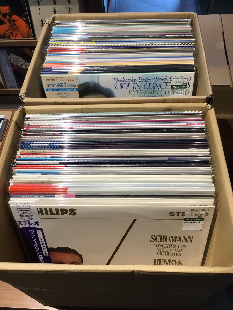 MusicFirst2007's tweet photo. レコード新入荷情報です!
クラシックの国内盤帯付LPがまとまって入荷致しました!好内容で状態良好なものばかりです。価格は440円〜660円のものが多いです。
ご来店お待ちしております!
#classicrecord
#キョンファチョン
#ミュージックファースト
#musicfirst https://t.co/BrrjTRfsuh