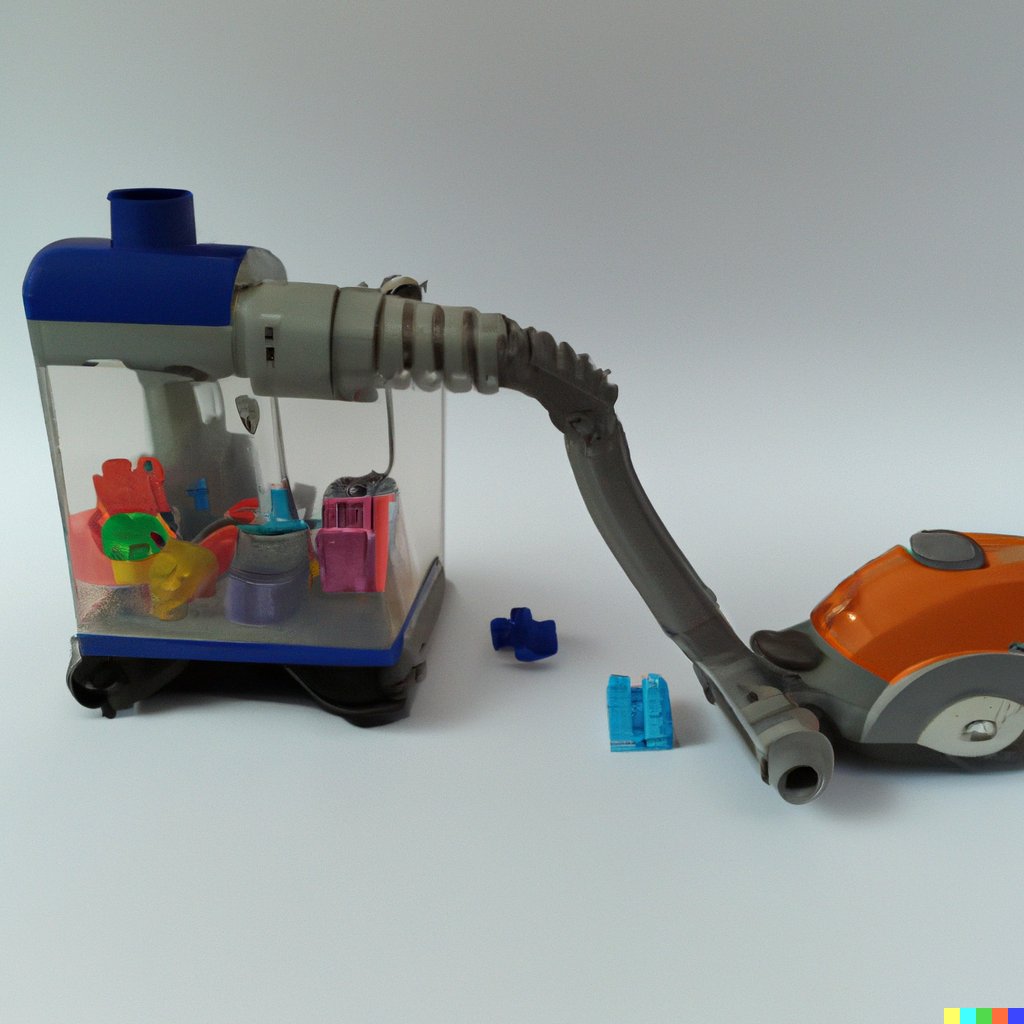 Someone actually made a real Lego vacuum. #unnecessaryinventions