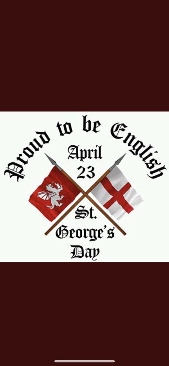 HirstBrad's tweet image. HAPPY ST GEORGE'S DAY..
❤️🏴󠁧󠁢󠁥󠁮󠁧󠁿🦁
