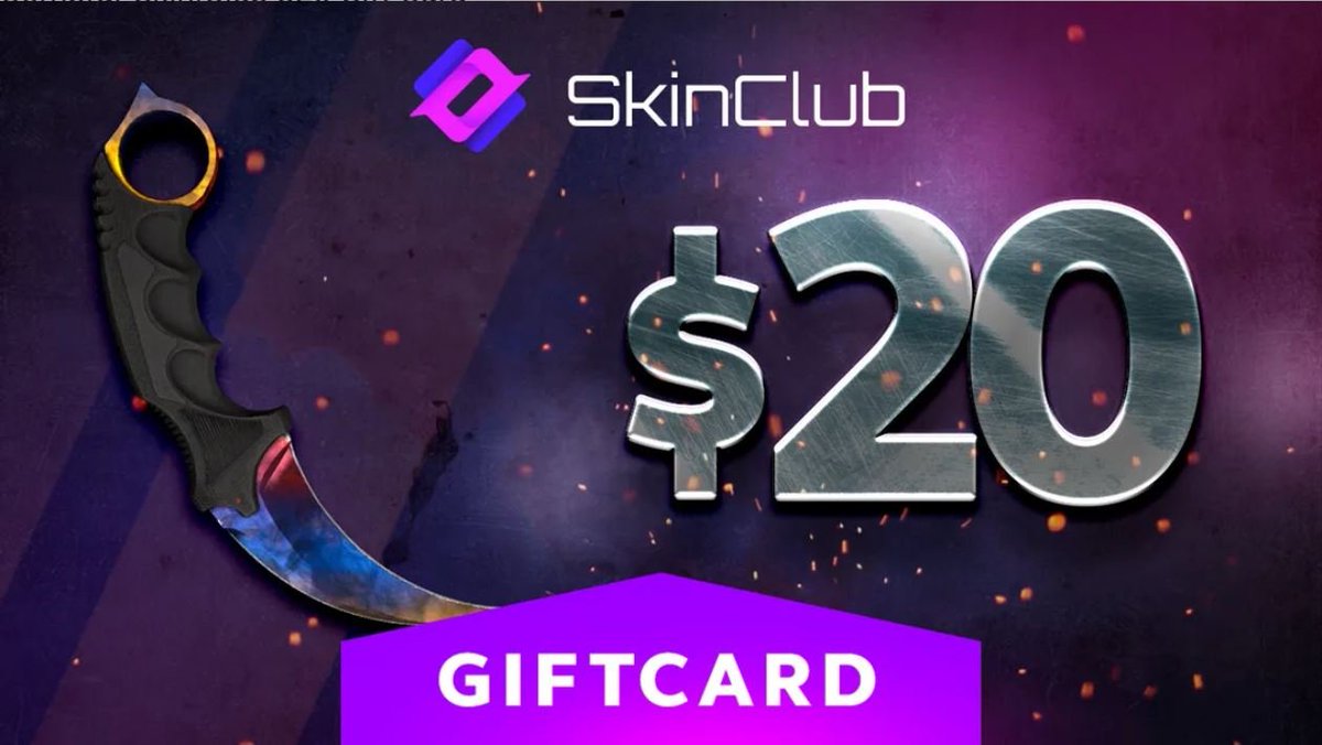 Molto_Niico's tweet photo. ❤️STREAM ESPECIAL DÍA DEL X20 EN SKINCLUB❤️

-Requisitos:

✅-RT a este Tweet
✅-Estar en el DIRECTO de HOY sábado 23/04 a las 16:30 (🇪🇸) 11:30 (🇦🇷) https://t.co/smFGzXwIFJ

Upgrade GRATIS a TODOS a un x20, quien lo consiga se llevará un CODE de 20$ de SKINCLUB! Suertee☘️ https://t.co/4hcnxVnoj6