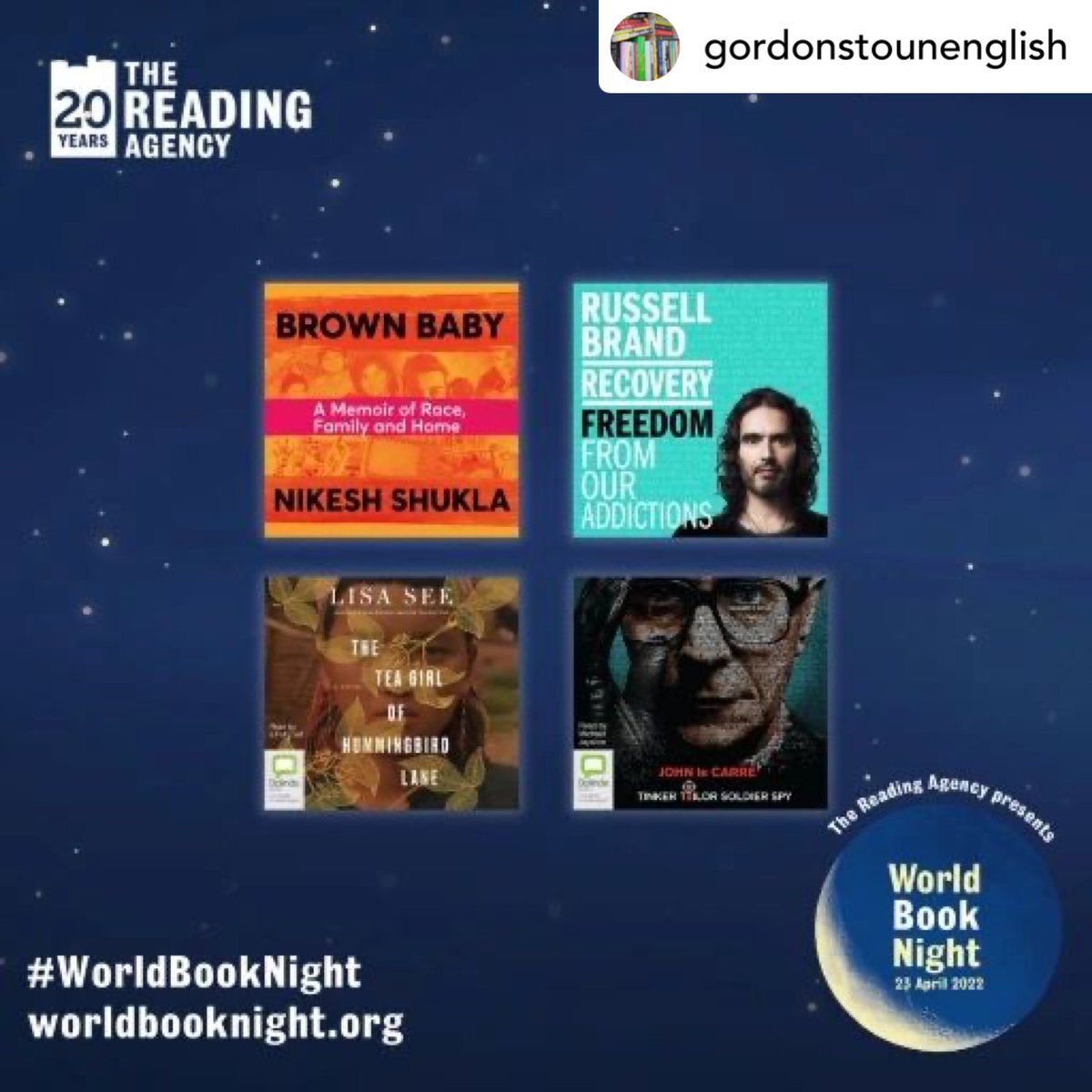 gordonstoun's tweet photo. Love these from the English Dept on Insta. #workdbooknight  #readinghour - what are you reading? 📚 🤔 #outofclassroomlearning #readreadread https://t.co/PDKjdS1bdo