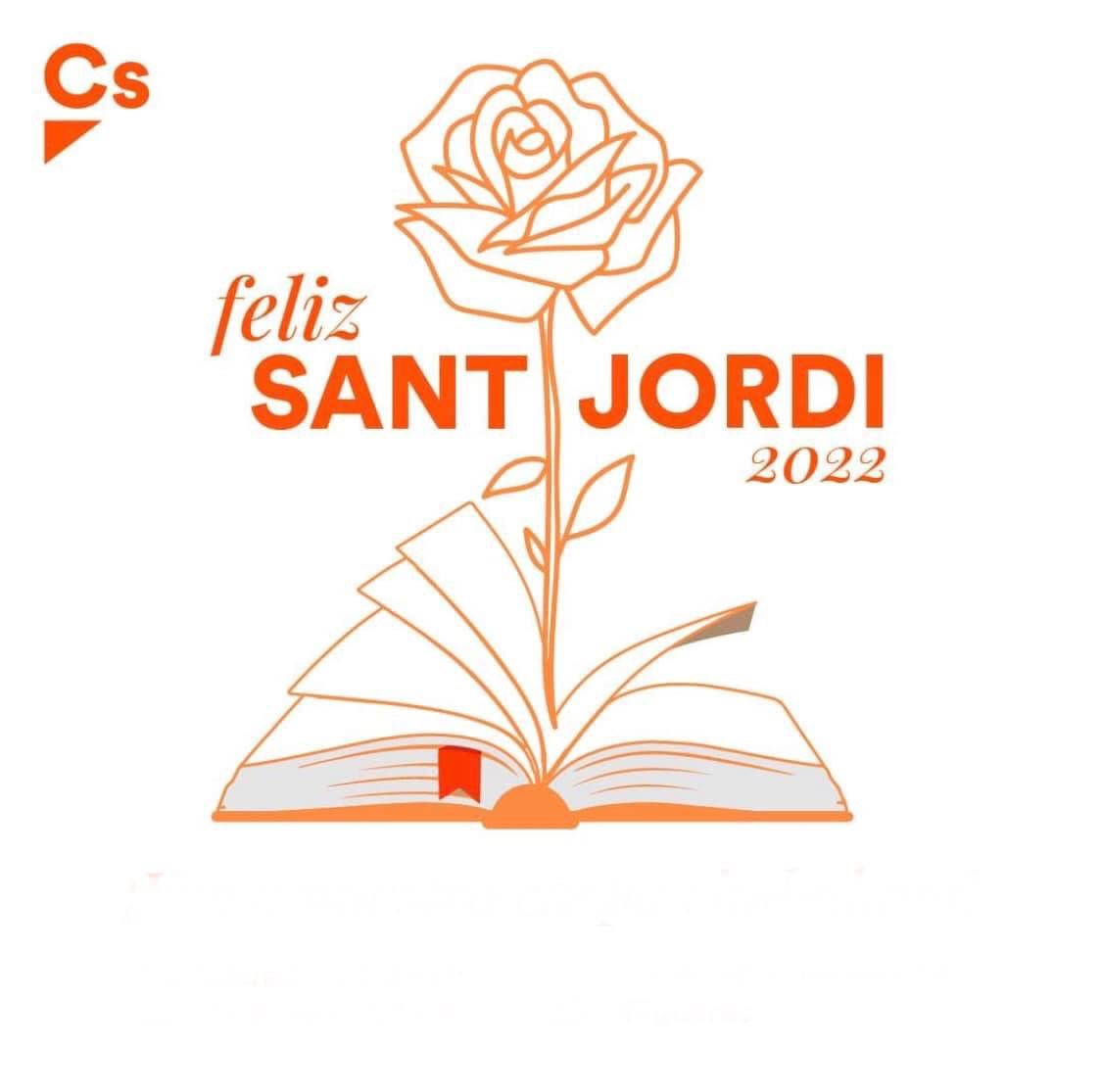 🧡 ¡Desde Ciudadanos Ripollet,queremos desearos un feliz Sant Jordi a todos! 🌹📚 

Bona Diada de Sant Jordi a tothom! ☺️