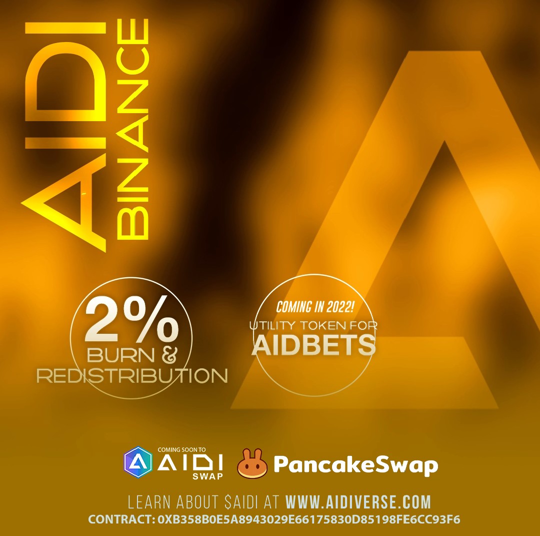 mimam72's tweet photo. @cz_binance #AidiFinance is a low-capitalization project with a strong community. #AidiBets is one of the #utilities that allows you to #bet on #sports in real time using the #AidiBSC token. AidiBets is a #DeFi utility. 
 @AidiBets @AidiToken
#DYOR

#1000xgem 
Real 💎

Don't miss #aidi
🚀🌕 https://t.co/QgUw5YXSAR