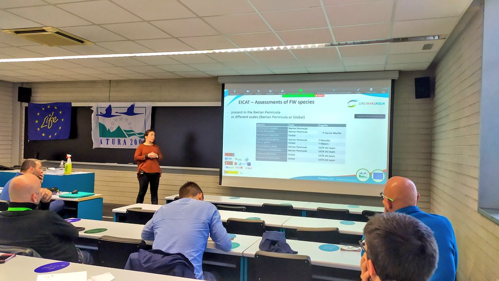 LifeInvasaqua's tweet photo. Expertos que han participado en documentos como las #iaslist del proyecto, también han evaluado algunas especies exóticas invasoras top tanto a nivel de la #PeninsulaIberica como 🌍. #Eichhorniacrassipes, #Azollafuliculoides, #Nymphaeamexicana y #Pseudorasboraparva. #EEI2022 https://t.co/x0DgHeInhF