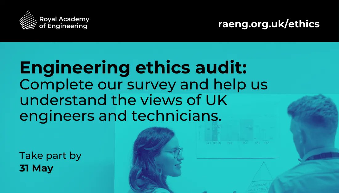 EngCouncil's tweet photo. If you feel strongly about ethical engineering practice, why not get friends and colleagues who work in UK engineering to take part in the @RAEngNews survey? The more contributors take part, the richer the data and insight from the results: https://t.co/PHqk2ZoGpI https://t.co/2u1JVZPIV6