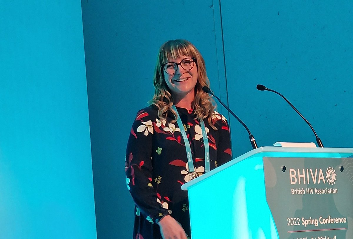 RehabHIV's tweet photo. Congratulations to Physiotherapist #GlobalPT #HIVPhysio Natalie St Claire Sullivan being awarded best presentation in the field of social sciences on “exploring #frailty and frailty screening for older people living with #HIV” at @BritishHIVAssoc #BHIVA2022 https://t.co/pEkNBYtApU
