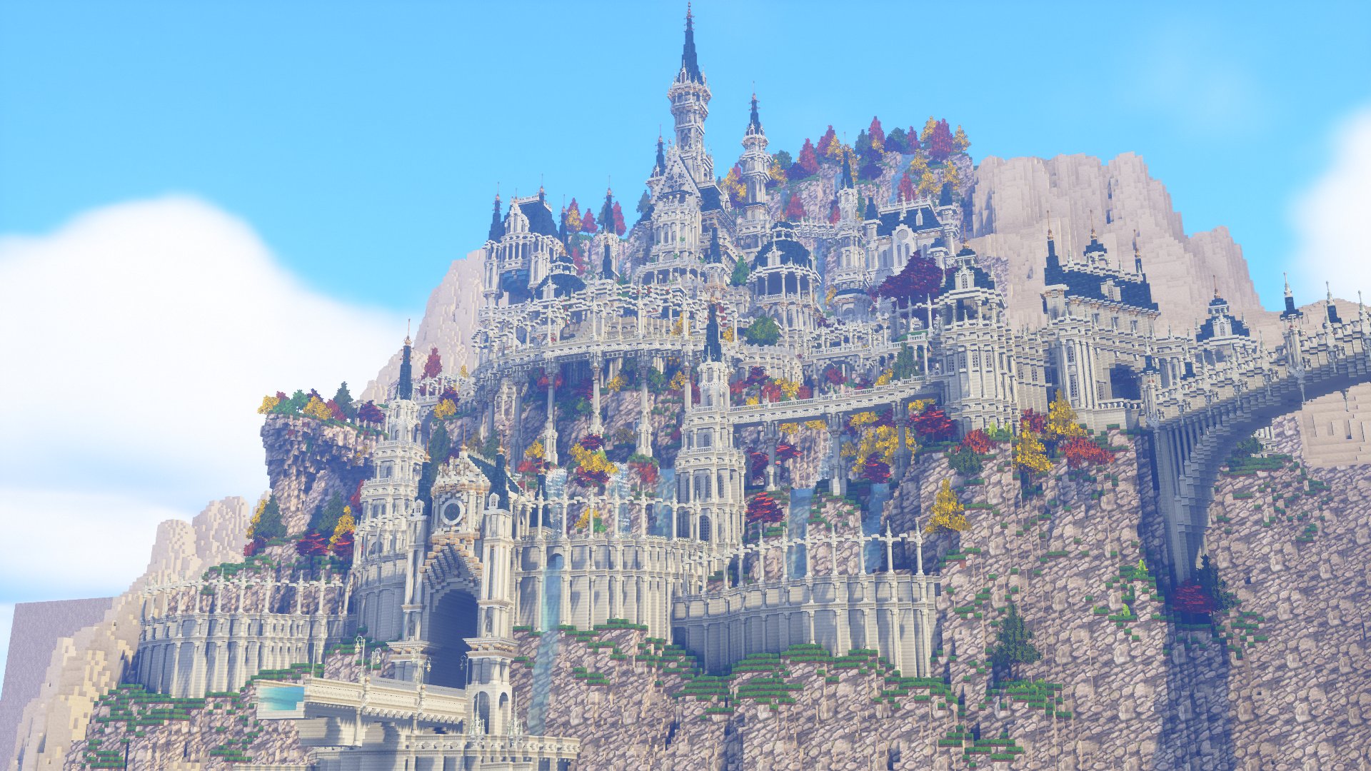 Pon P エルデンリングクリアしたしお城作りを再開しようかな Minecraft Minecraft建築コミュ Miniaturia T Co Nlbxtiknad Twitter