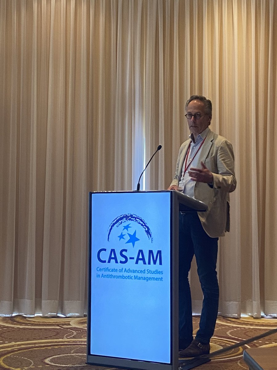 The third day started with an interesting discussion about antiplatelet therapy which is now followed by the lead-out lecture “The role of bleeding in patients with coronary artery syndrome” given by Jur ten Berg. #antiplatelet #cardiology <a href="/antoniuszkh/">St. Antonius Ziekenhuis</a> <a href="/MaastrichtUMC/">Maastricht UMC+</a>