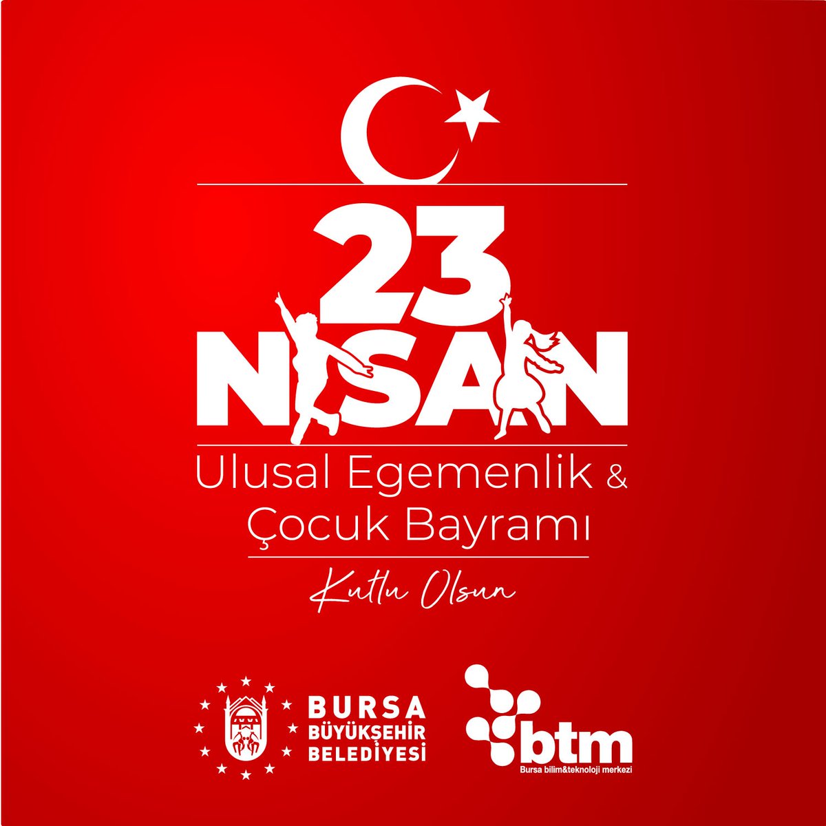 🇹🇷 Ulu Önderimiz Gazi Mustafa Kemal Atatürk'ün çocuklara armağan ettiği #23Nisan Ulusal Egemenlik ve Çocuk Bayramımız kutlu olsun! 
#23nisan