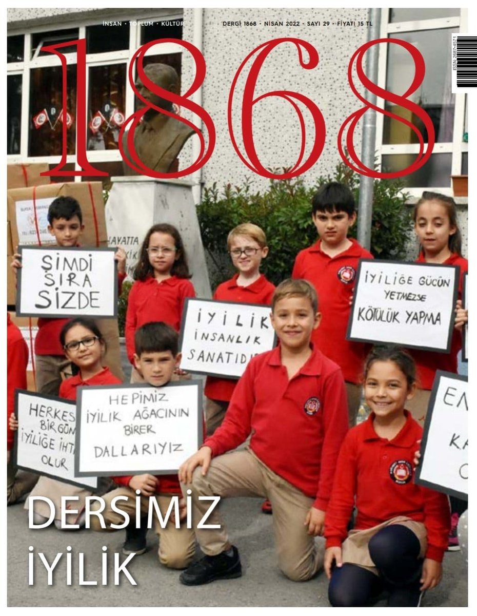 Dersimiz iyilik! ❤️ #23Nisan 

1868'e e-dergi uygulamalarından ücretsiz erişebilirsiniz.

🌐 Abone olmak için: kizilaymagaza.org.tr