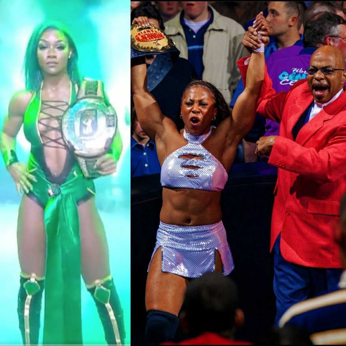 I STILL say Jazz should have been brought in to manage Jade Cargill. Jade has a similar presence to Jazz although Jazz is shorter. Jazz used to kick Trish Stratus' ass and never got her flowers with the WWE crowd. She should also be in the #WWEHOF 
#AEWRampage https://t.co/1fuKH0B0Cq
