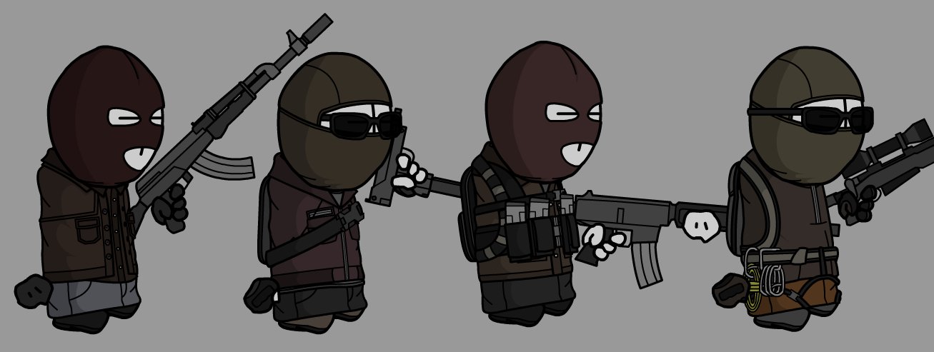 Human Grunt on X: more battlefield hardline sprites