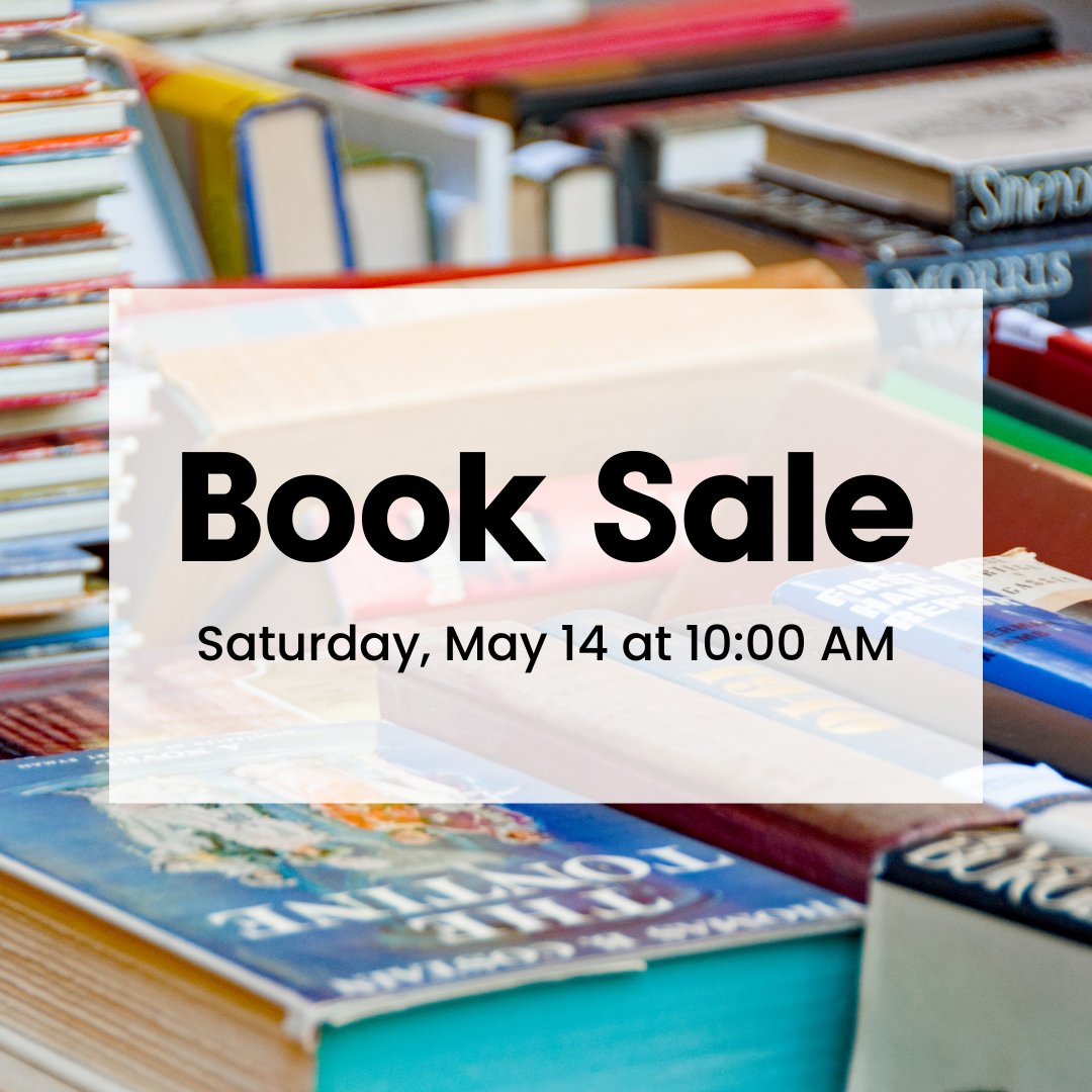 brantlibrary's tweet image. #BrantLibrary's book sale is back Sat, May 14 from 10 AM to 5 PM!

Bring-your-own-bag and head to the second floor at the #ParisBranch (12 William St, Paris ON).

Wearing a mask is encouraged.

Our book sale is organized by the Paris Friends of the Library 😍.