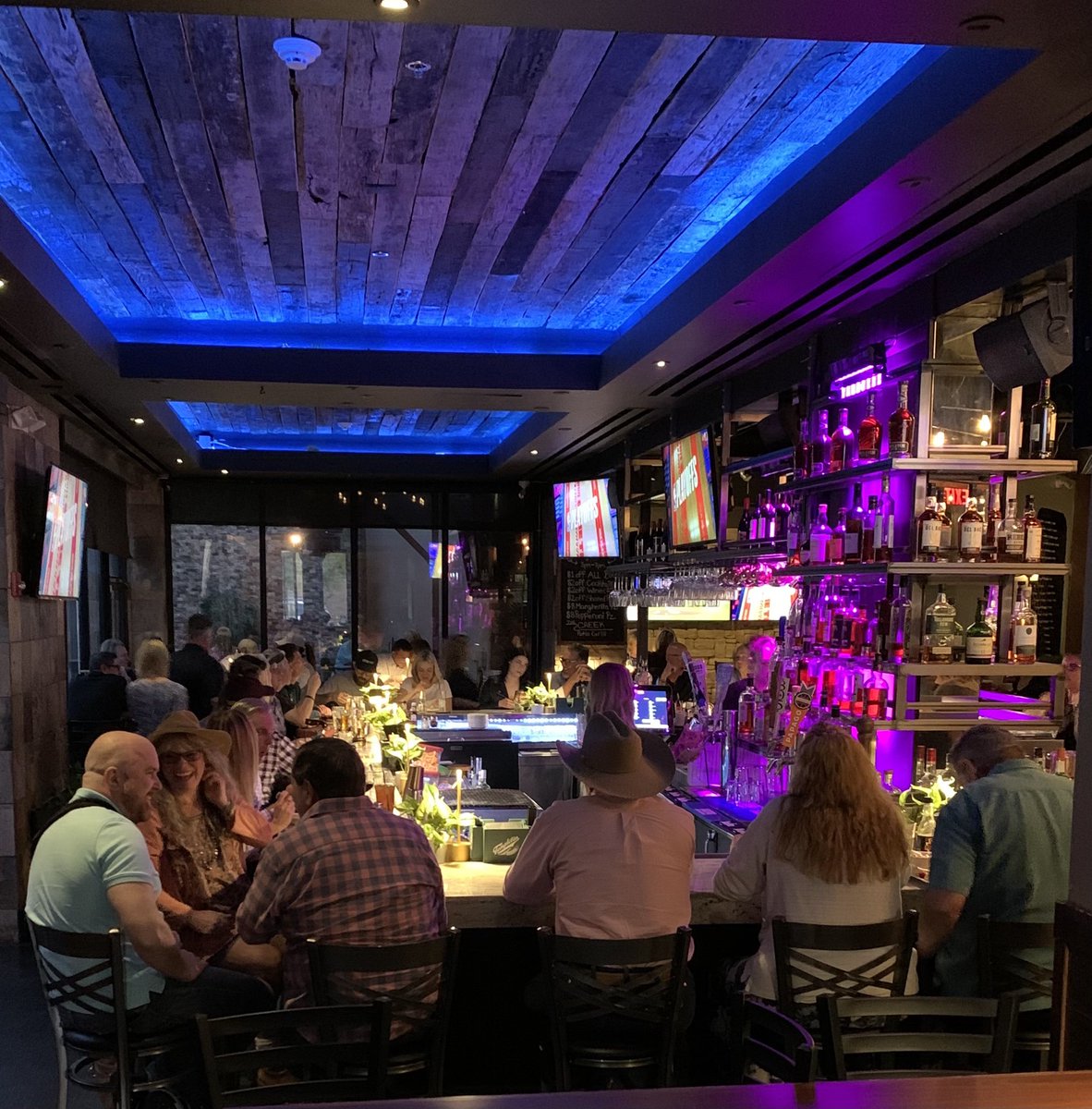 Standing room only <a href="/CreekPatioGrill/">The Creek Patio Grill</a> tonight. Redefining pre-existing season beliefs.