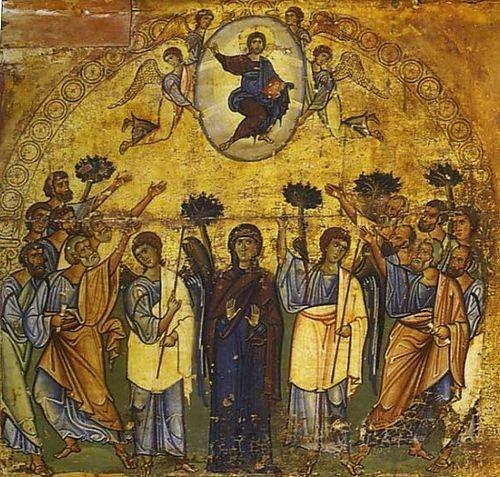 Feast of the Ascension. Byzantine Icon, Sinai Monastery of St. Catherine, Egypt.