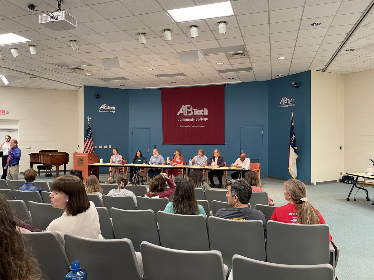 Tonight was a great example of student and teacher leadership at work. Thank you to the <a href="/AshevilleNCAE/">Asheville City Association of Educators (ACAE)</a> and the parents who hosted the Asheville City Schools Board of Education Candidate Forum.