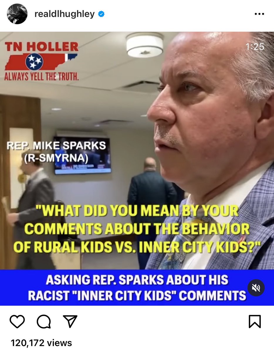 TheTNHoller's tweet photo. Great to see @RealDLHughley picking up our grilling of racist @tnhousegop Rep. Mike Sparks. https://t.co/qrogA8ZmEk https://t.co/0q7ddr1s2s