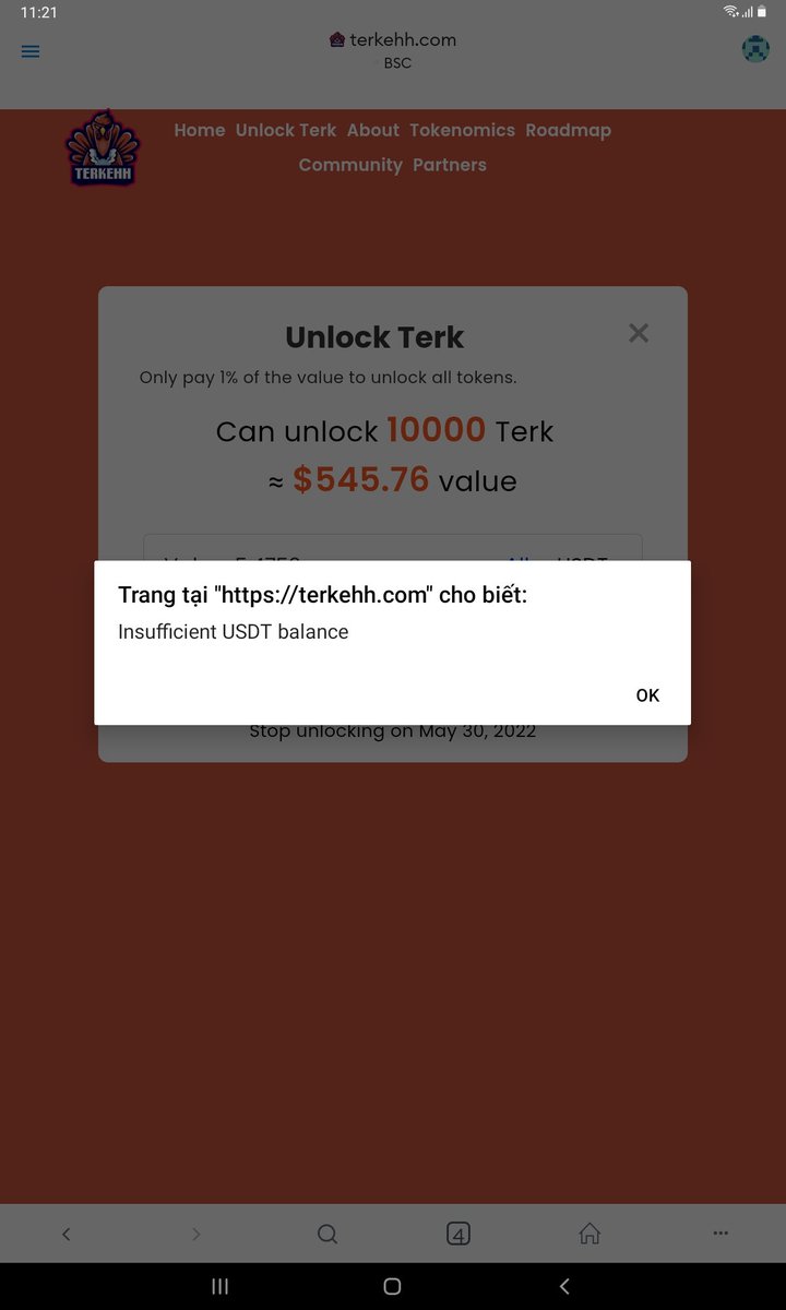 Namtran2603's tweet photo. @TerkehhBsc Scam? https://t.co/5cNOoaxeEb