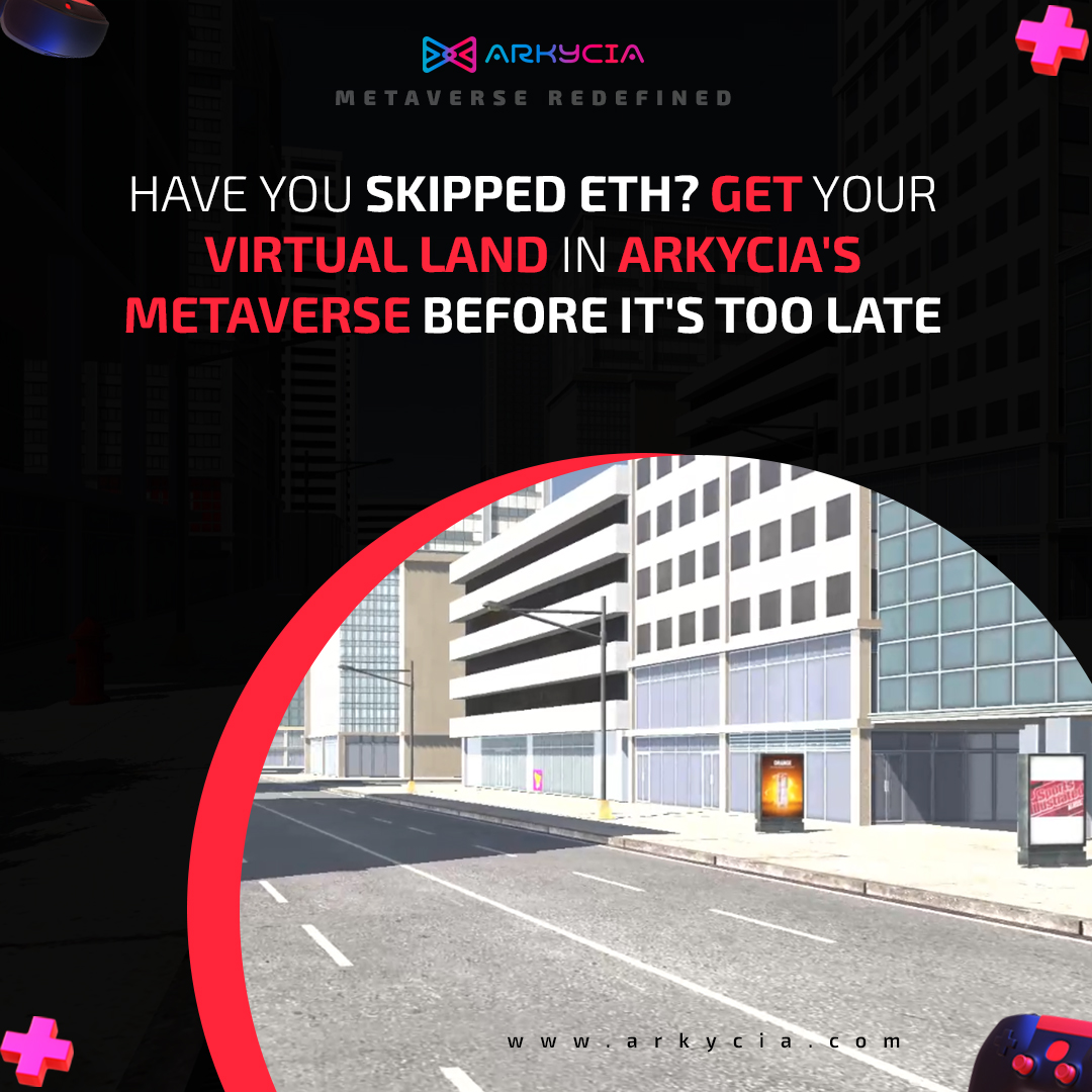 Have you skipped ETH? Get your virtual land in Arkycia's #metaverse before it's too late. @rarible @opensea rarible.com/user/0x0D89825… #virtualworld #virtualland #web3 #nft #nfts #nftcommunity #nftmarketplace #cryptocurrency #BTC #Crypto #openseanft #rariblenft #arkyciametaverse