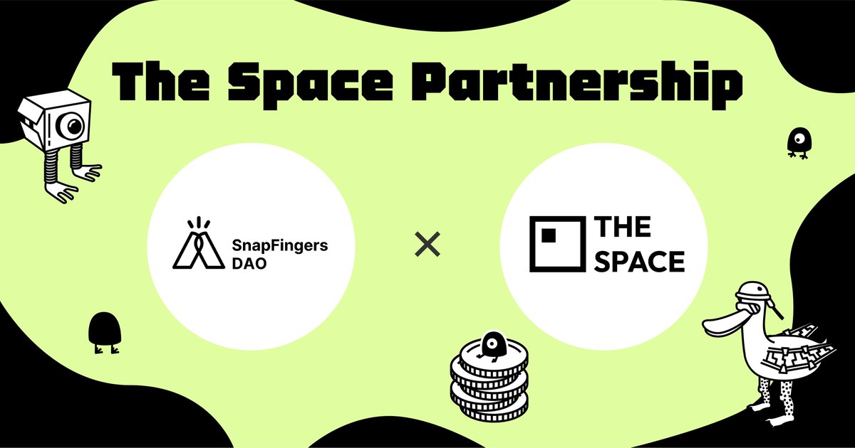 0x_SpaceDAO's tweet photo. 🎉🎉🎉The Space x SnapFingers DAO 🎉🎉🎉
Warmly welcome SnapFingers @SnapFingersDAO to join The Space beta test!!!
Looking forward to seeing your guys' performance in this fancy Olympic Game!
#NFT #DrawToEarn
👉Sign up sheet: https://t.co/o91mvE5Gtp https://t.co/Mu1h4VhGzW