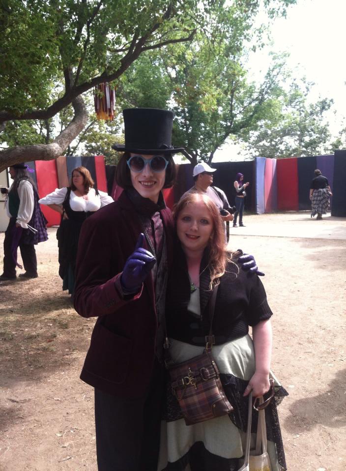 MidnightBrite's tweet photo. @BryceMcQuaid This is from the Renaissance Faire years ago. I also ran into these guys there lol. I designed the dress. https://t.co/BCq8ja171J