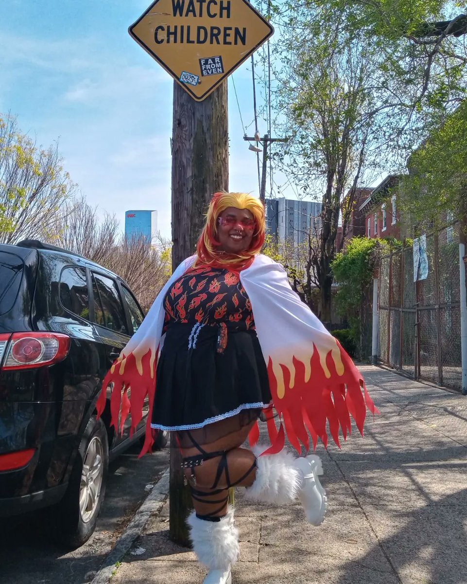 KUnclaimed's tweet photo. Its giving Flame Hashiro meets Harajuku doll https://t.co/KRgZXniOKw