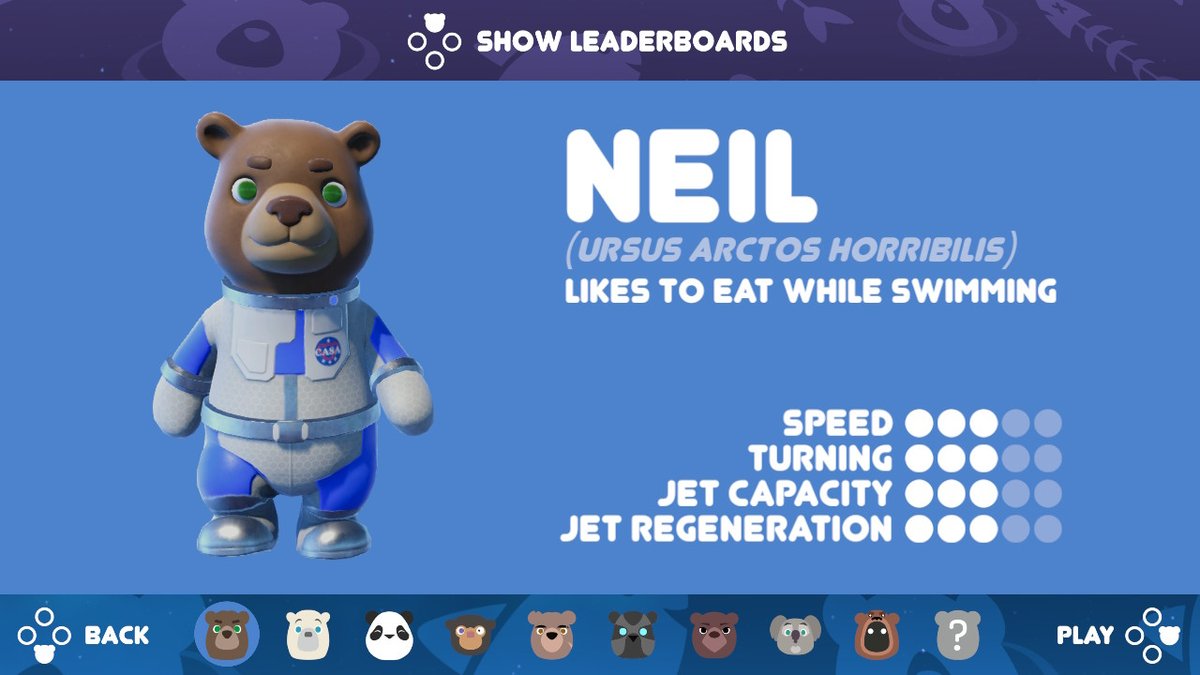 Harmunt's tweet photo. It's extremely rare to see my name used by default to a character in a video game. It'll always be jarring to me... #AstroBears #NintendoSwitch https://t.co/ftPDTKVlYl