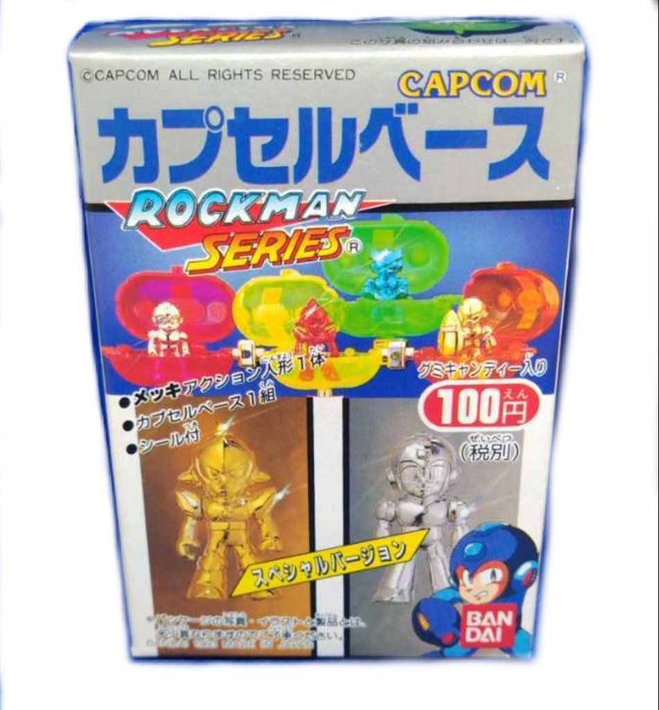292.ロックマン カプセルベース 94年旧BANDAIより販売されていた食玩