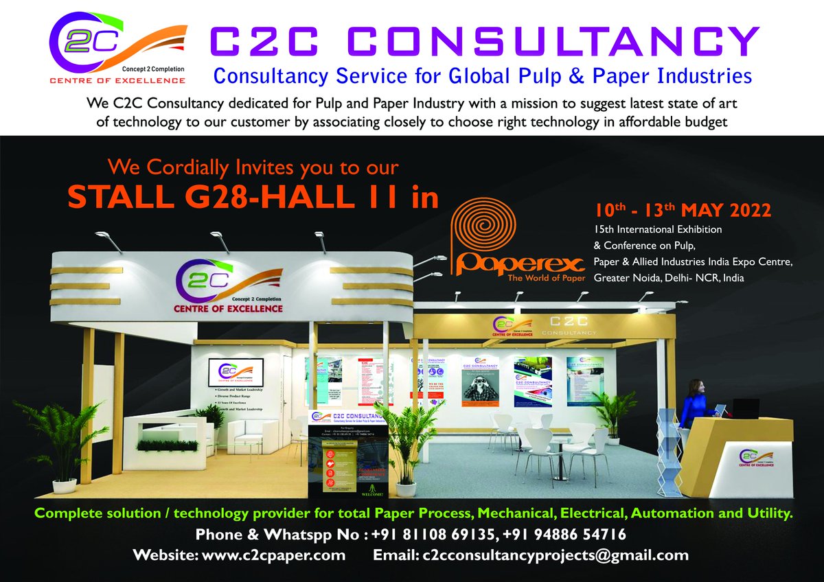 We Inviting you all for world's largest paper show 🔷 
#Paper #pulpandpaper #packagingindustry #exhibitions #events
