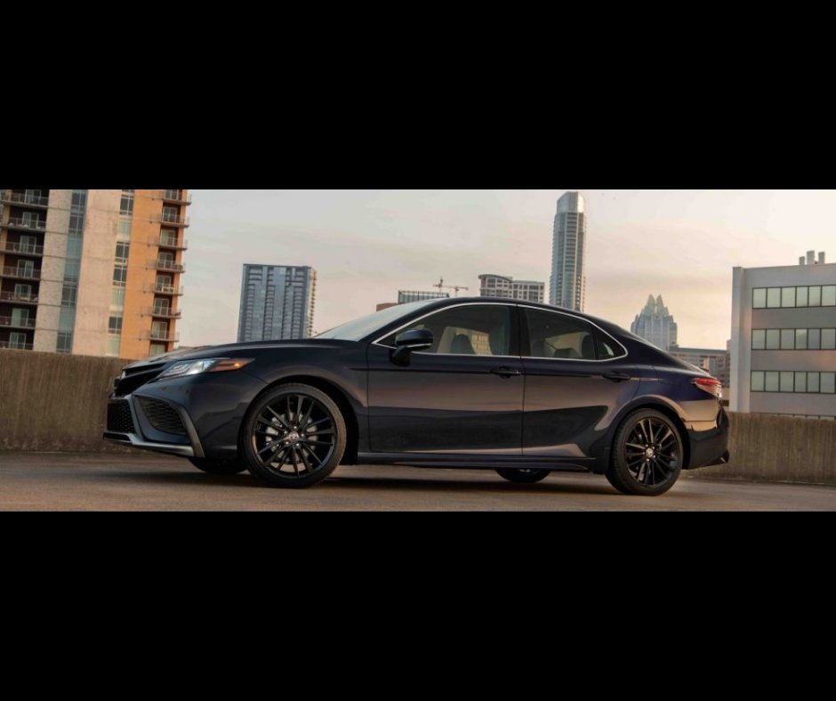 Prepare for stares as you cruise down the pavement in your new decidedly stylish 2022 Toyota Camry! Schedule a test drive today to enjoy the experience for yourself! bit.ly/2TDX1P9 #Toyota #camry
