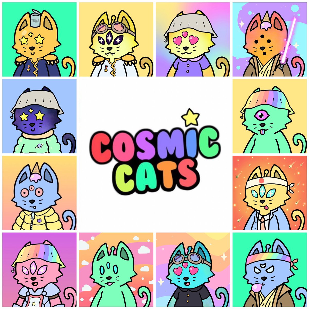 Today’s mood: #CosmicTakeover  🚀 Around 650 <a href="/CosmicCats_/">Cosmic Cats</a> listed with an incoming supply shock 
🚀 Solid .09eth floor, ready to blast off to the moon
🚀 P2E game in development
🚀 Mutations with <a href="/alienfrens/">alien frens</a>, <a href="/fishyfamNFT/">Fishy Fam</a>, &amp; <a href="/Deadfellaz/">Deadfellaz</a>
#CosmicVerse #GetCosmic <a href="/Cosmicverse_/">cosmic</a>
