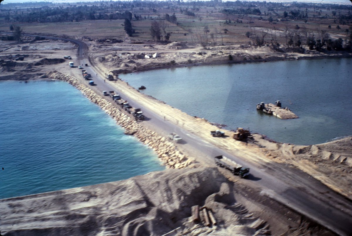 Today is the last day of Passover the festival of freedom from slavery and the exodus from Egypt. In 1973 these were the last Israeli soldiers to leave Egypt seen crossing the Suez Canal after the Yom Kippur war. The modern Exodus from Egypt!