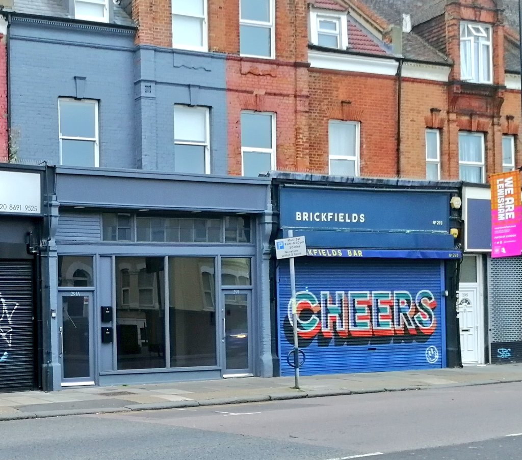 Love_SE4's tweet photo. It's been a while since the shop next to @BrickfieldsBar was finished. Does anyone know what it's going to be? 🤔😬❤️ https://t.co/atje8XUE3K
