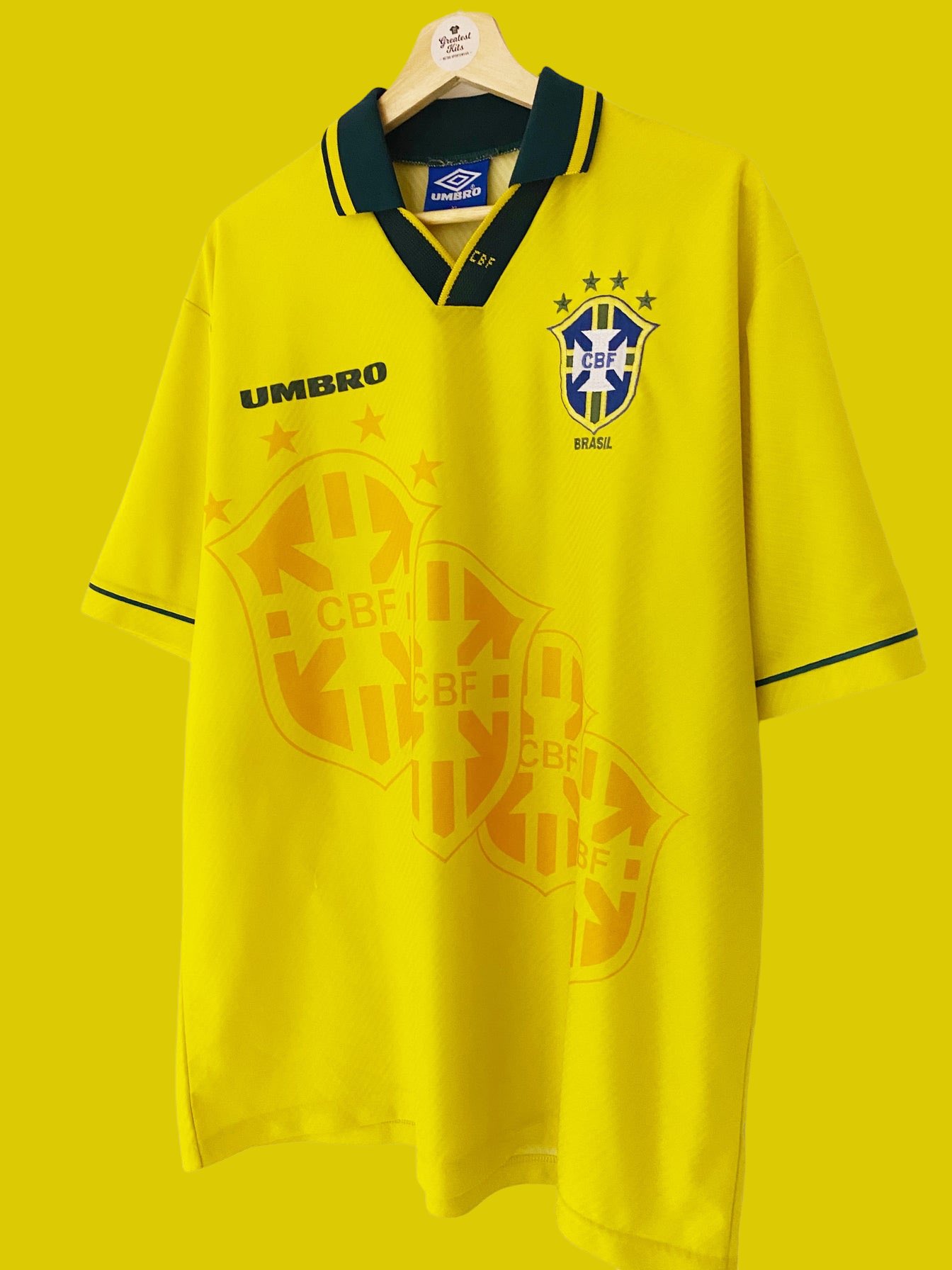 Brazil 1994 Home World Cup Brasil Retro Jersey