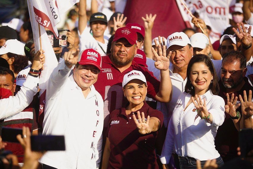 ¡Se respira esperanza porque la Cuarta Transformación llegará a Quintana Roo con <a href="/MaraLezama/">Mara Lezama</a>! 

Hoy nuestro dirigente nacional, <a href="/mario_delgado/">Mario Delgado</a> reiteró la unidad de Morena y la movilización del pueblo quintanarroense entorno a nuestra próxima gobernadora. 

#QueSigalaEsperanza