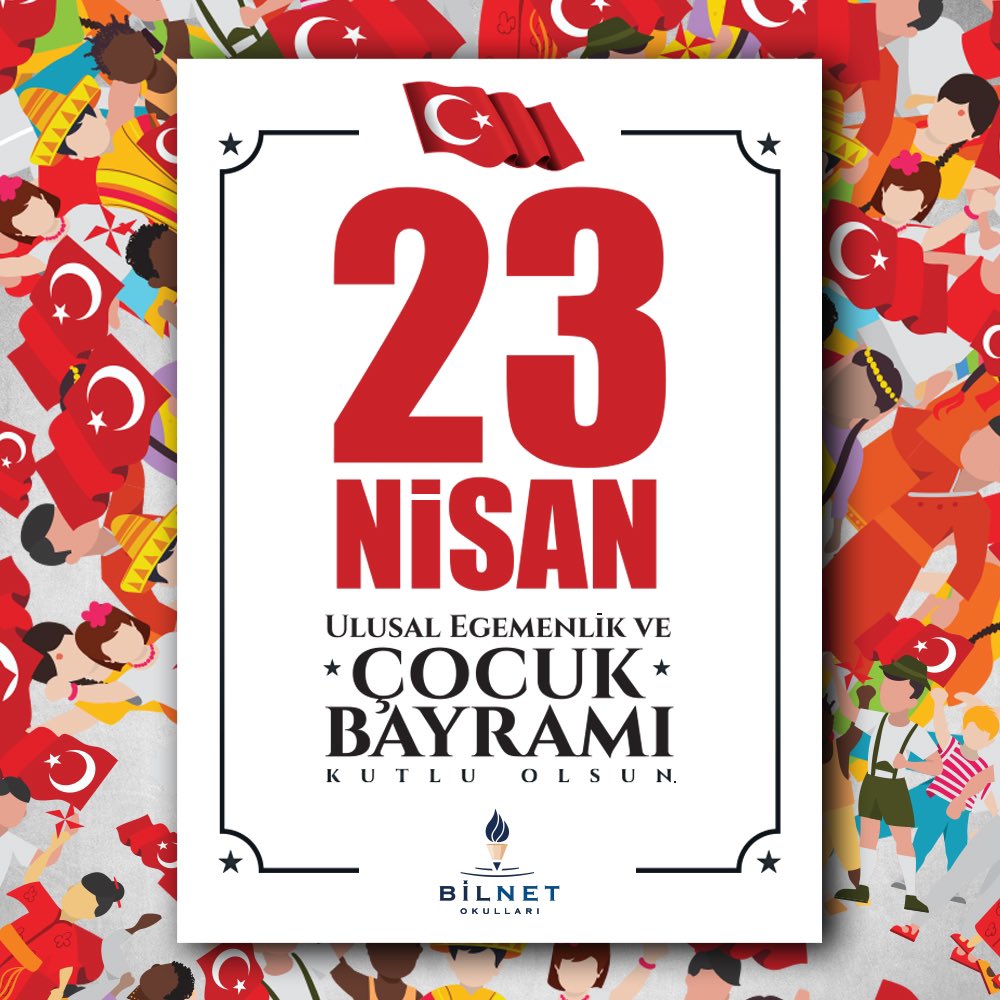 🇹🇷 Ulu Önderimiz Gazi Mustafa Kemal Atatürk'ün çocuklara armağan ettiği #23Nisan Ulusal Egemenlik ve Çocuk Bayramımız kutlu olsun!