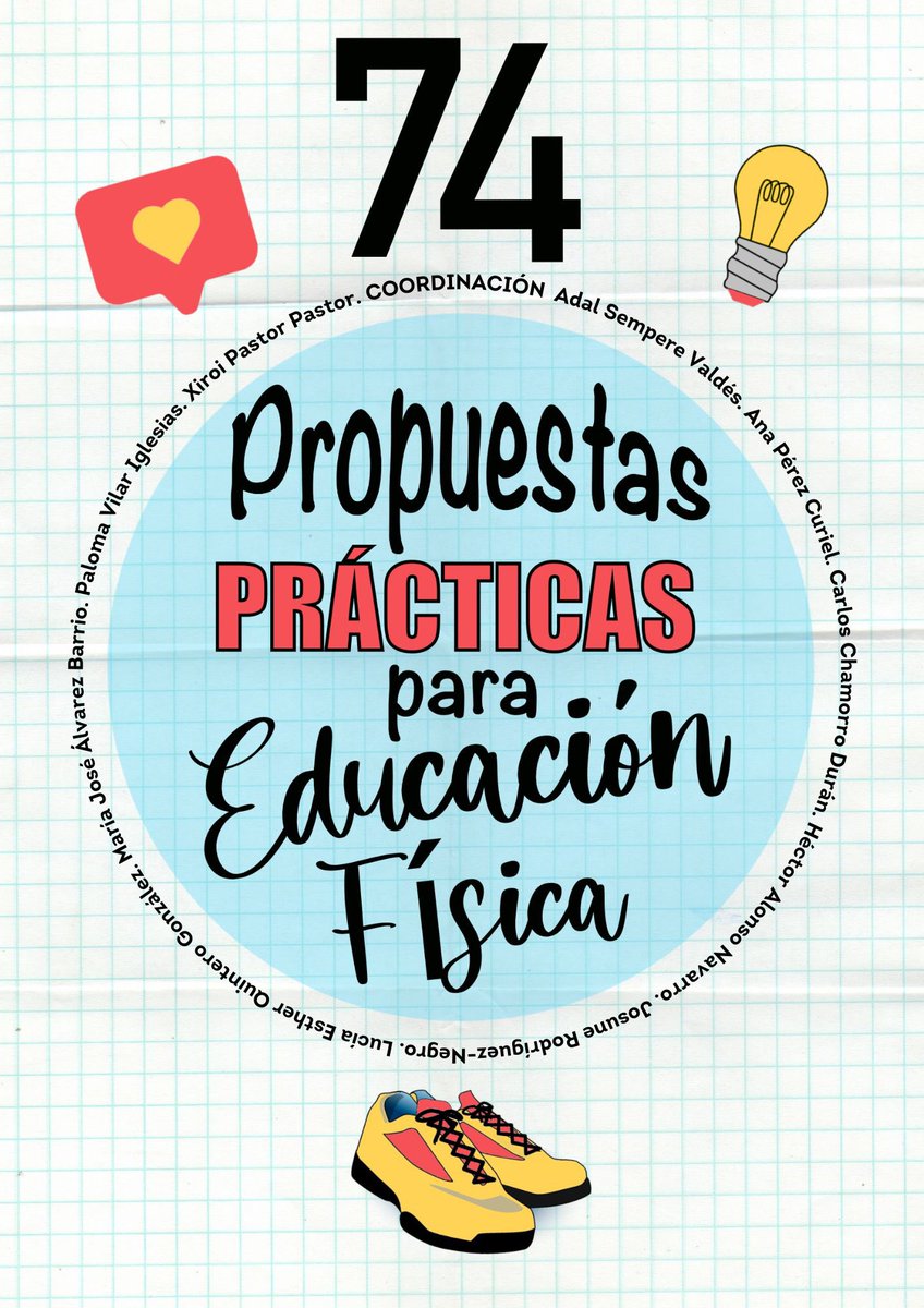 josesantosEF's tweet photo. 🟢Ya está disponible (descarga gratuita) nuestro libro creado por #edufis para #edufis :

📚“74 Propuestas prácticas para Educación Física”

🤩Todo un honor poner mi granito de arena en su contenido.

Mil gracias @AdalSempereEF por contar conmigo 💪🏻

🔗 https://t.co/zjqj4JoGvF https://t.co/3mFhJEQwdZ